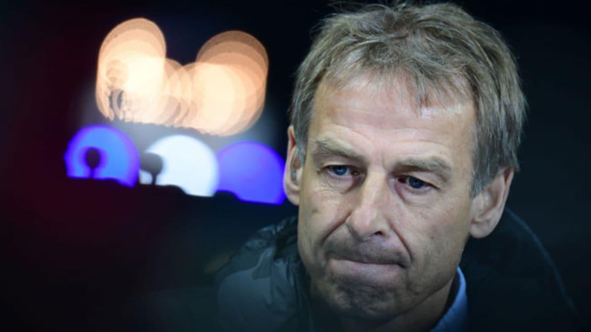 Hertha Berlin Teknik Direktr Jrgen Klinsmann, grevinden istifa etti