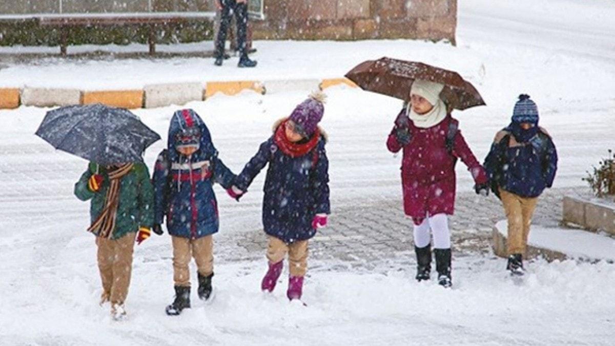 Krehir'de kar nedeniyle okullar bir gn tatil edildi
