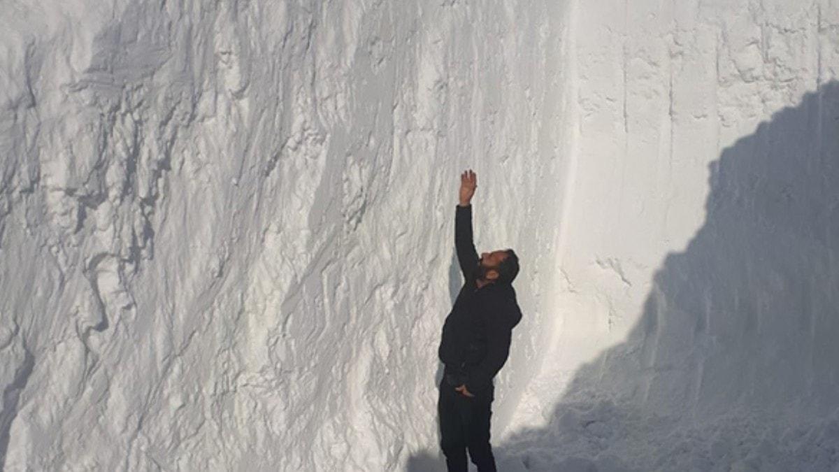 Hakkari'de artan manzara! 6 metreye ulat