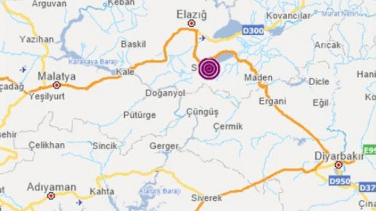 Son dakika haberi... Elaz'da 3.6 byklnde deprem