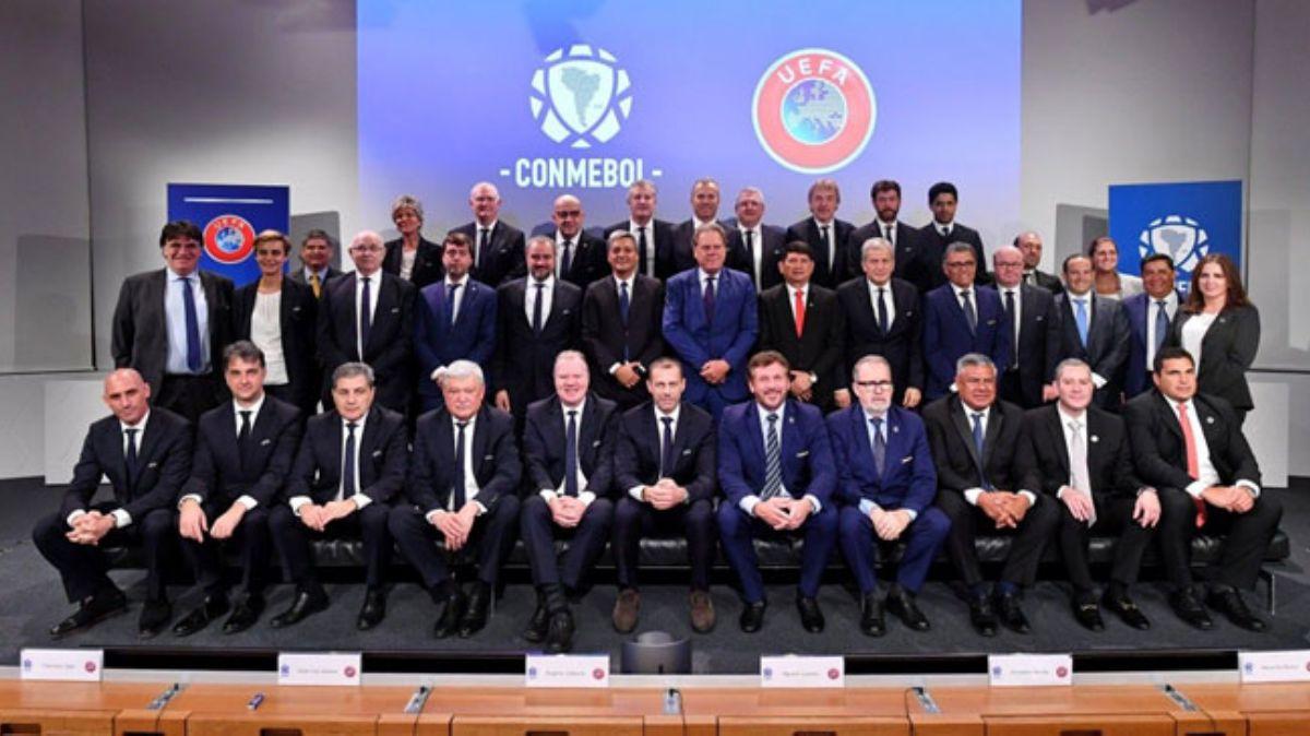 UEFA+ile+CONMEBOL+aras%C4%B1nda+i%C5%9F+birli%C4%9Fi+anla%C5%9Fmas%C4%B1+imzaland%C4%B1