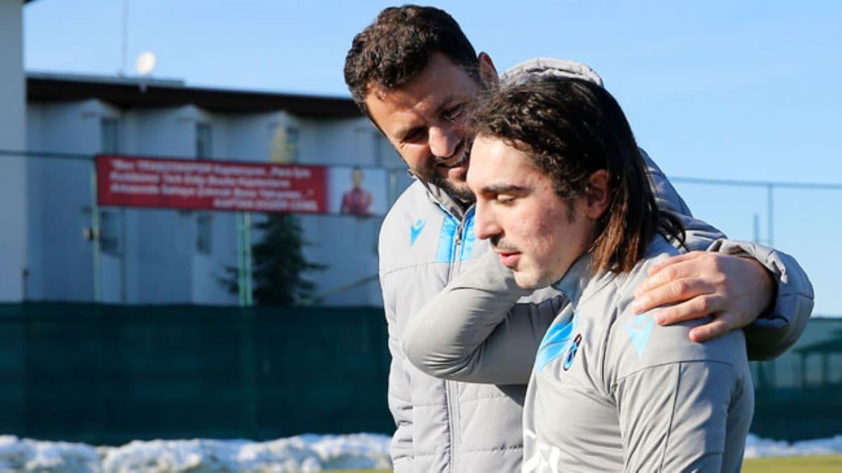 Trabzonspor'da Abdlkadir mr 5 ay sonra antrenmanda yer ald