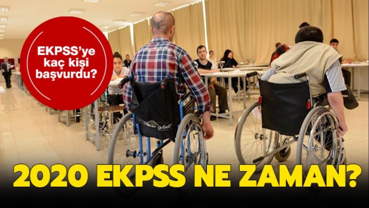 EKPSS'ye kaç kişi başvurdu" EKPSS sınavı 2020 ne zaman" ÖSYM Başkanı açıkladı!