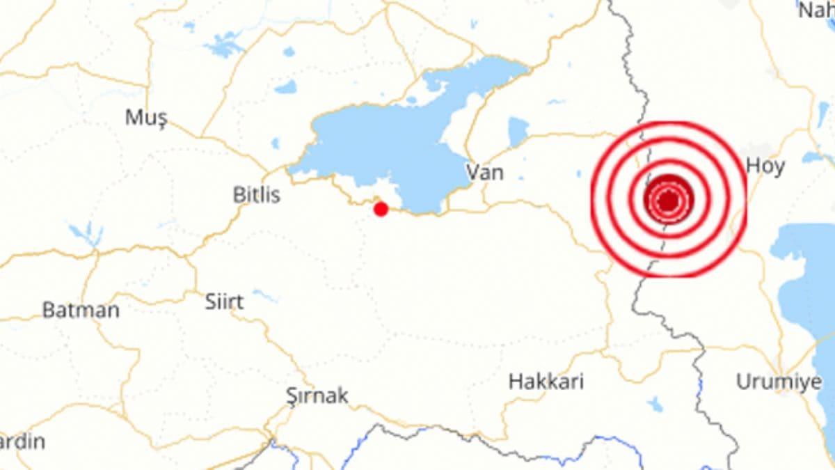 Trkiye-ran snrnda korkutan deprem... Van'da da hissedildi