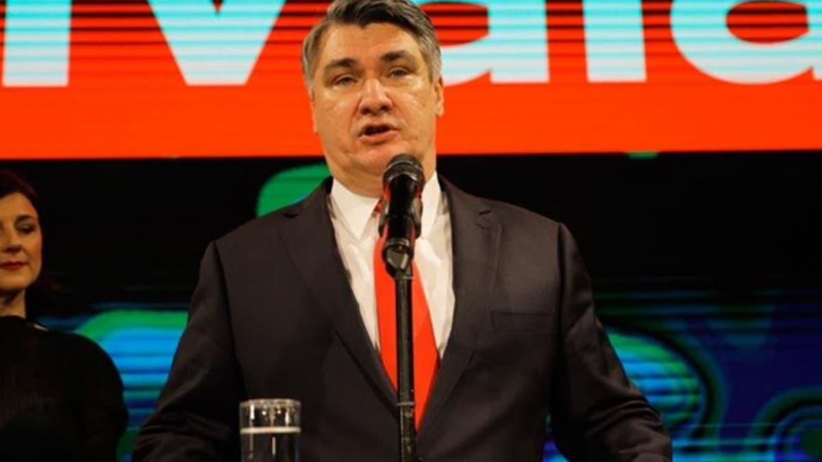 Hrvatistan'n yeni Cumhurbakan Zoran Milanovic yemin etti