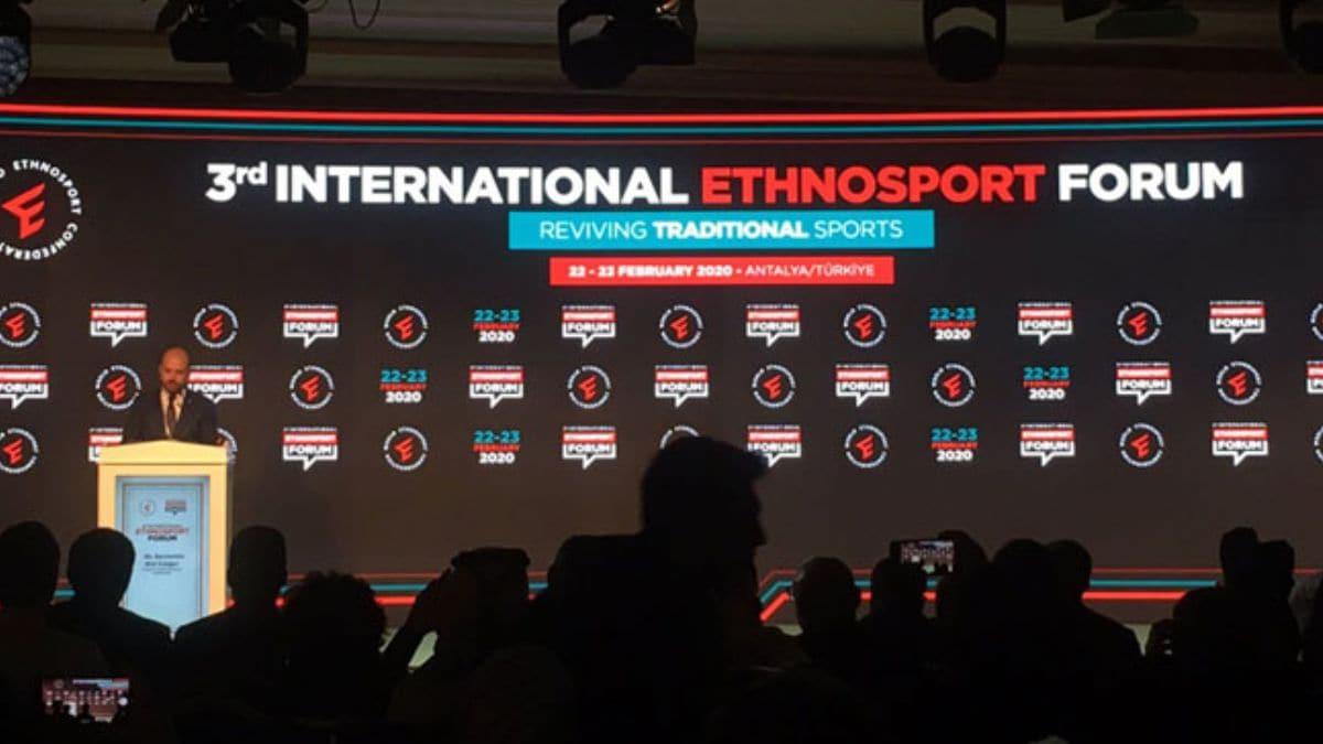 3. Uluslararas Etnospor Forumu Antalya'da balad