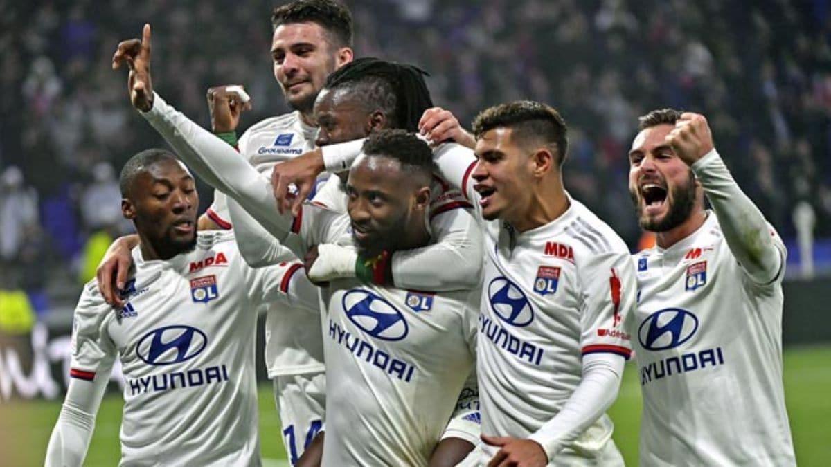 Olympique Lyon'a derbide galibiyeti Dembele getirdi