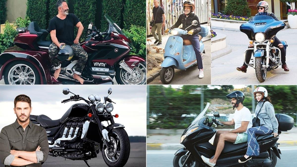 Motosiklet tutkunu ünlüler