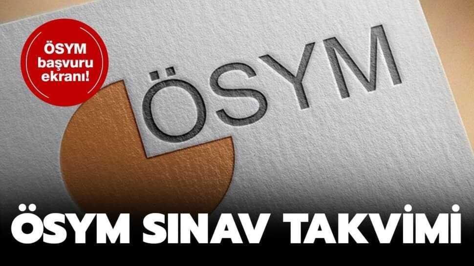 ÖSYM takvimi 2020