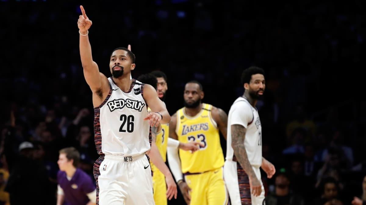 Brooklyn Nets, Los Angeles Lakers' son saniyelerde bulduu basketle devirdi