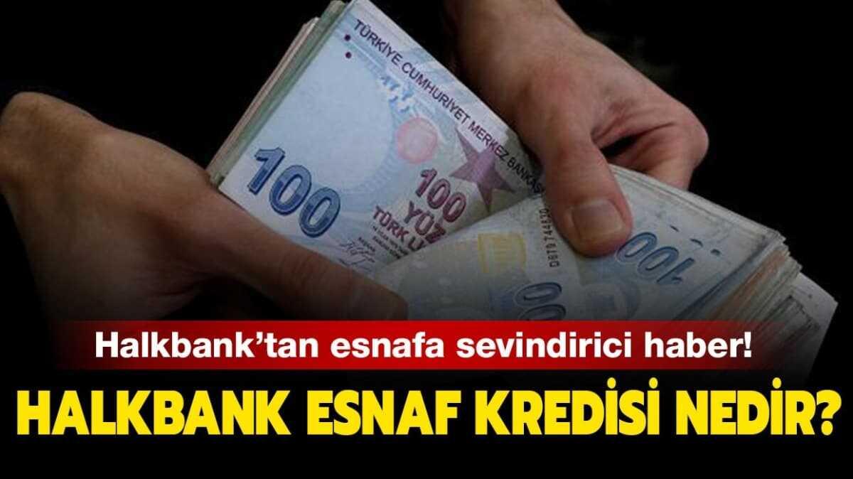 Halbank esnaf kredisi nedir"