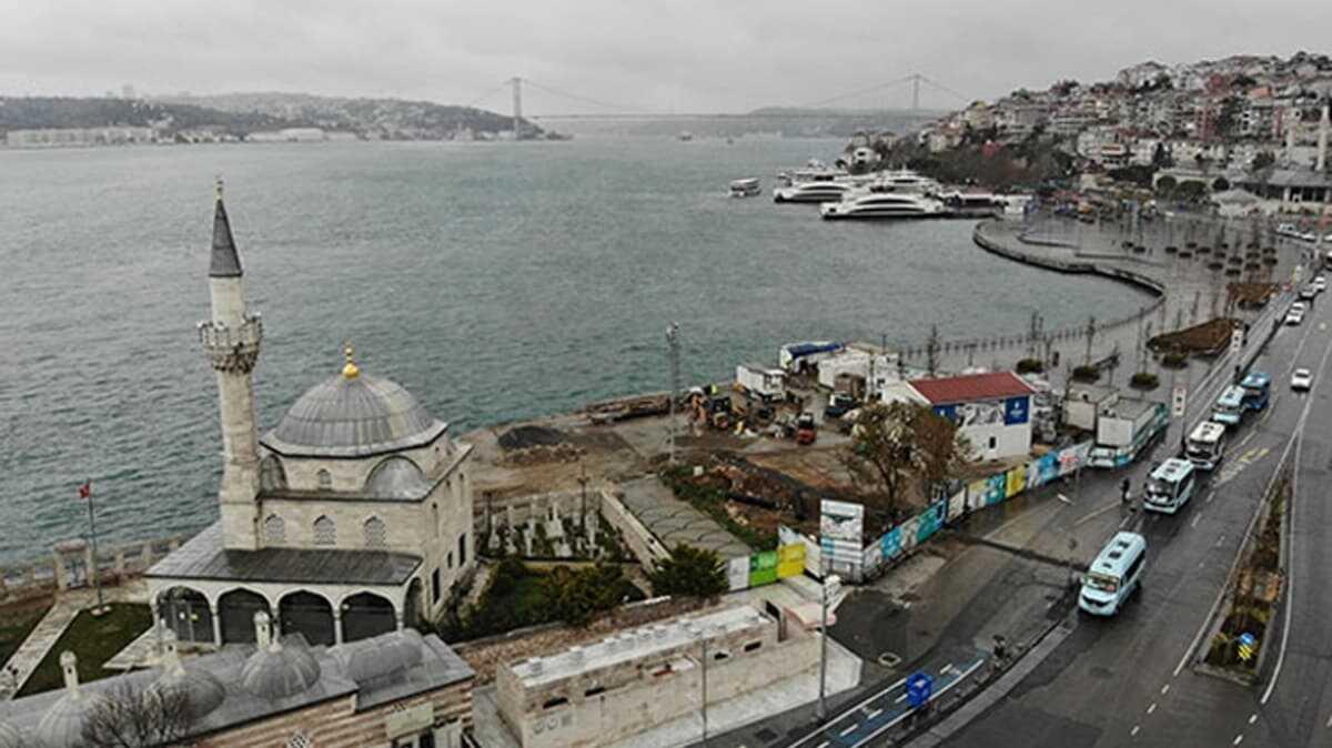 skdar snrlar iinde bulunan sahillerde balk tutmak yasakland