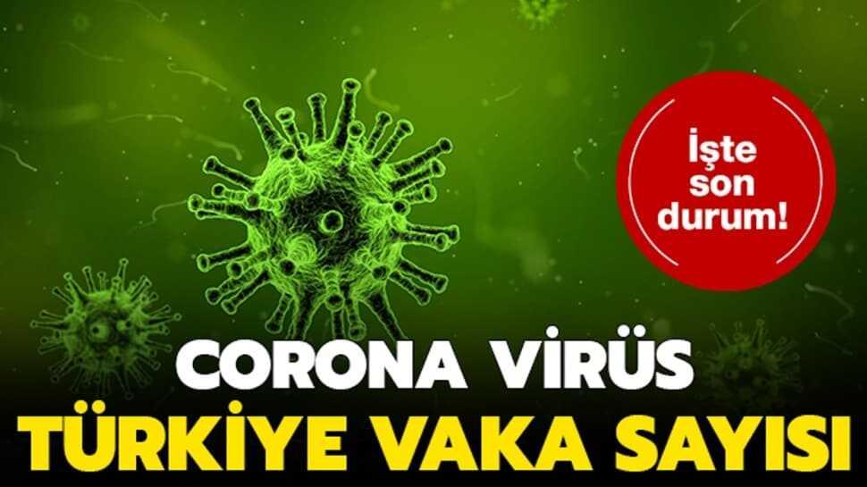 Coronavirüs vaka sayısı kaç oldu" Corona virüs son dakika haberleri ve Türkiye vaka sayısı!