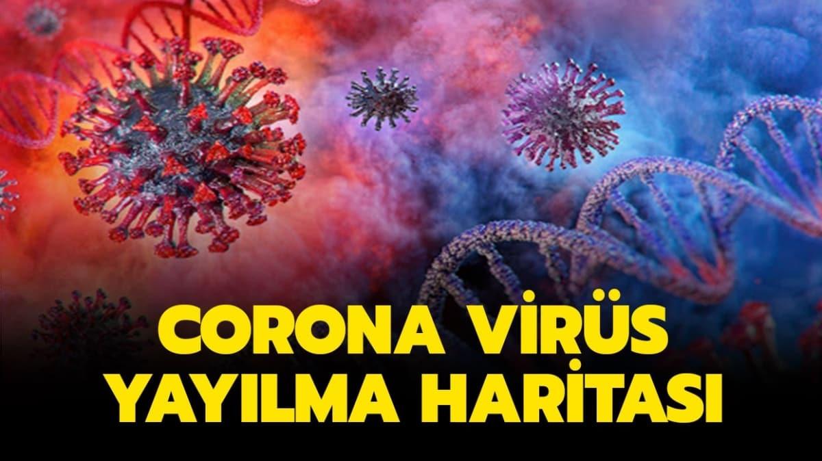 Corona virs (koronavirs) haritas haberimizde! 