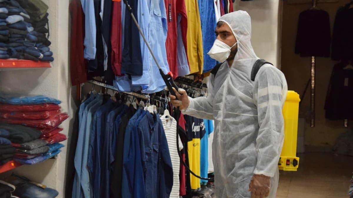 Viranşehir Belediyesi dezenfekte çalışmalarına aralıksız devam ediyor