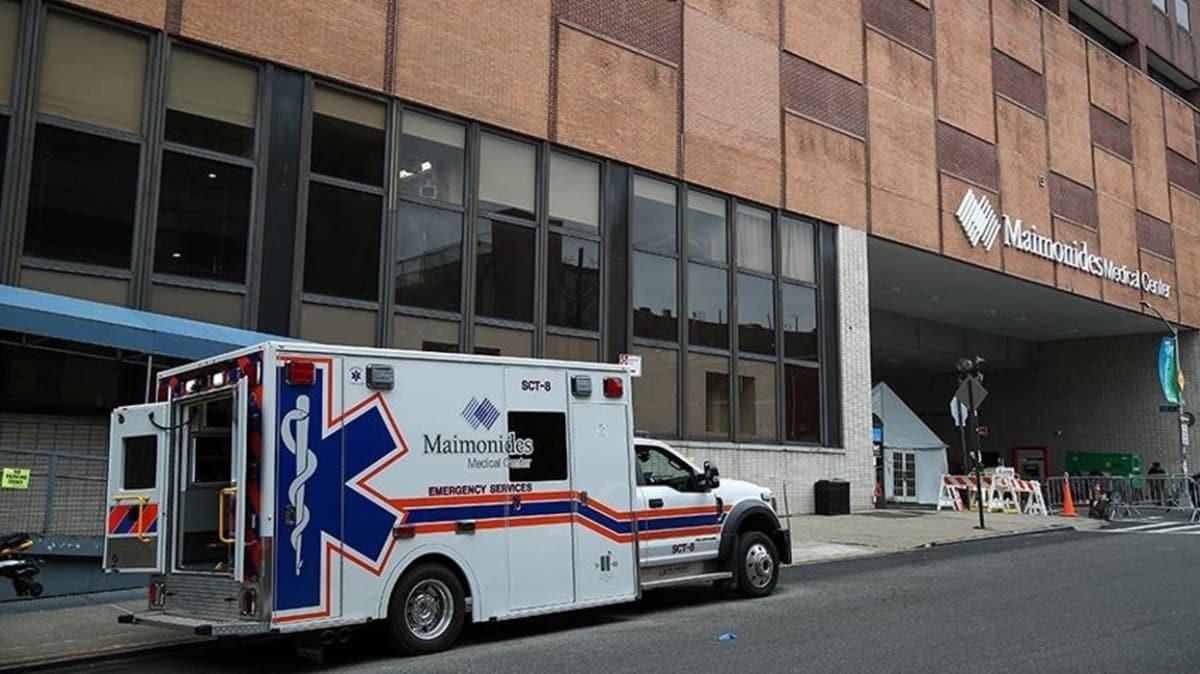 New York'ta koronavirs nedeniyle hastaneye kaldrlanlarn says, bir gnde yzde 40 artt