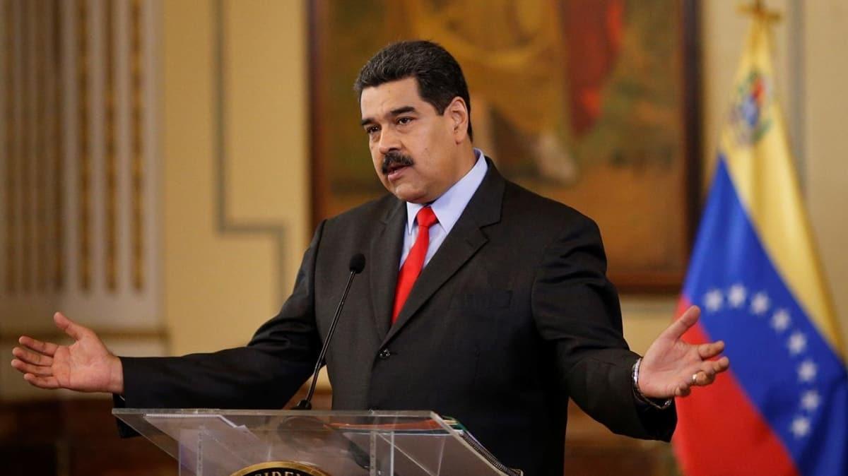 Yakalanmas iin bana dl koyan ABD'ye Maduro'dan sert tepki