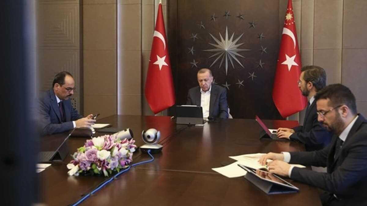 Bakan Erdoan Mit Bakan Hakan Fidan'la grt