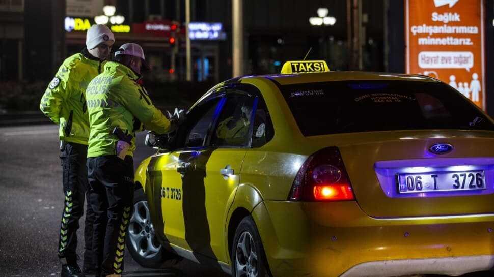 Gece 00:01'de başladı! Başkentte plaka sınırlama uygulamasını ihlal eden taksiciye ceza kesildi