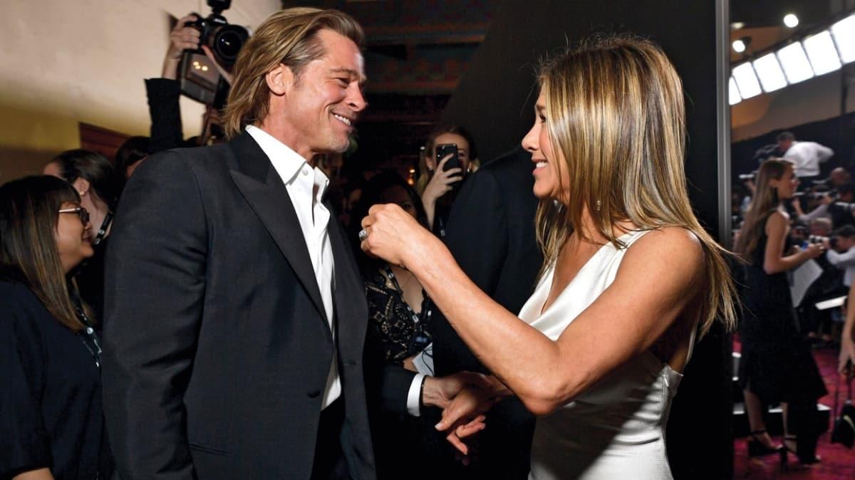 Brad Pitt ile eski ei Jennifer Aniston yeniden mi evleniyor" Aklama geldi
