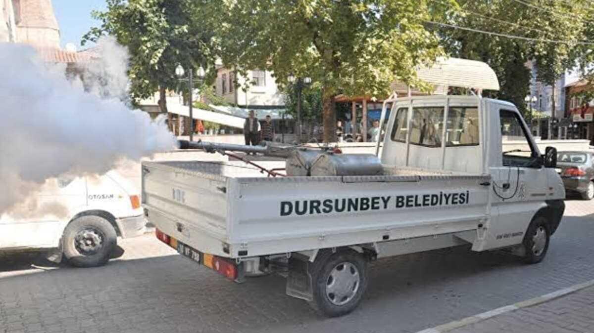 Dursunbey Belediyesi koronavirsle savamak iin 'Kpk timi' kurdu