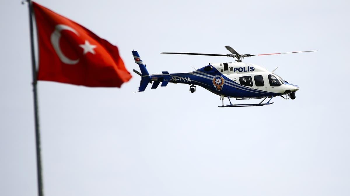 Adana'da polis havadan, karadan ve sudan 'evde kal' uyars yapt