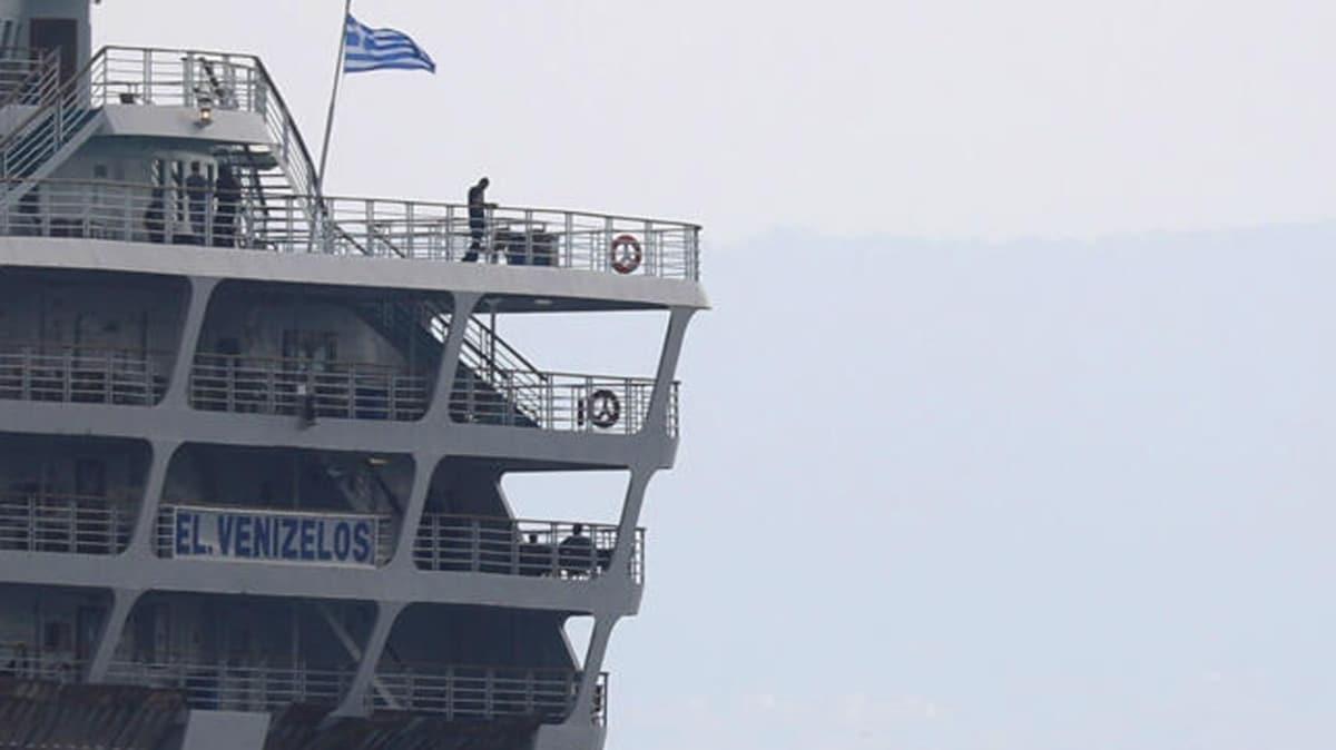 Yunanistan'da yolcu gemisine koronavirs karantinas: Trk vatandalar da var