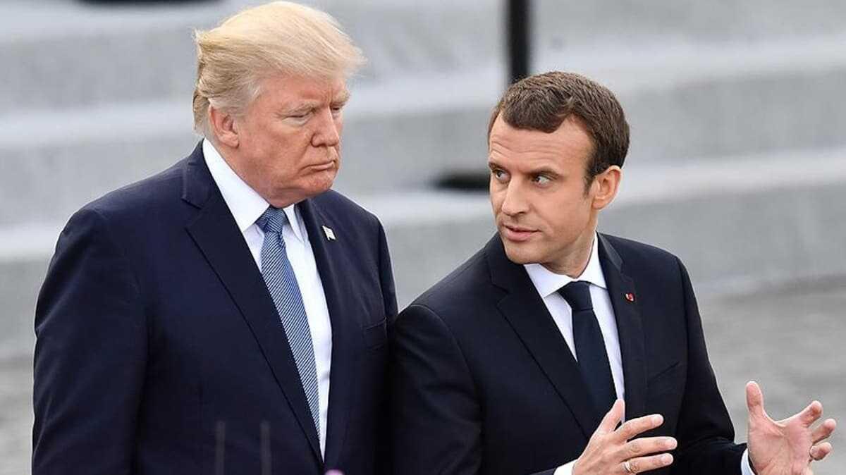 Trump ve Macron telefon grmesi gerekletirdi