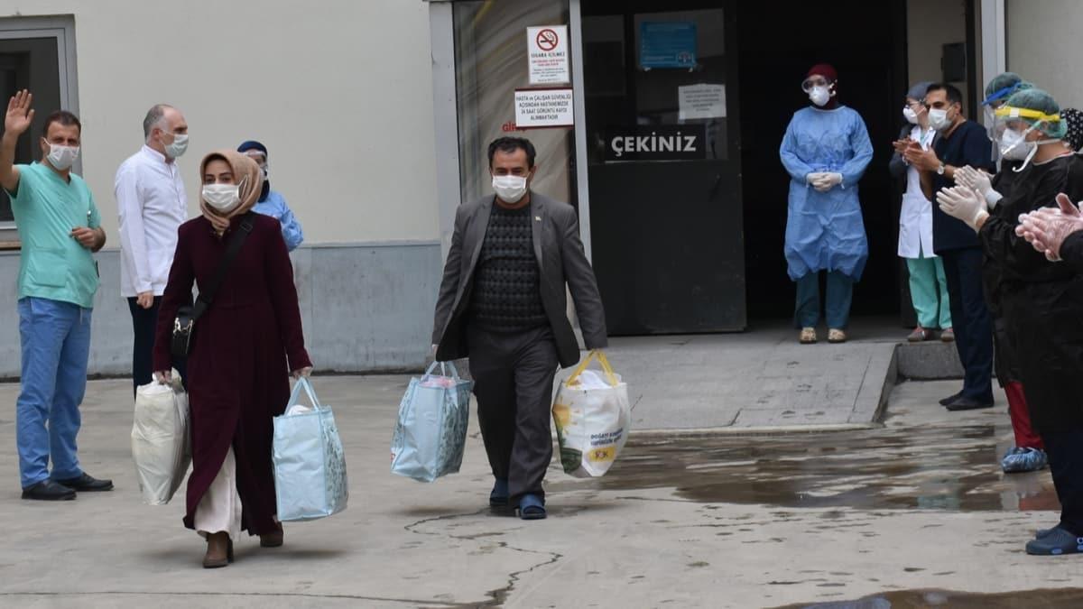 Erzurum'da koronavirs tedavisi gren 20 kii taburcu edildi