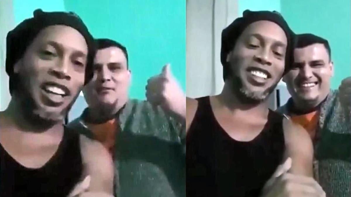 Ronaldinho hapishaneden mesaj gnderdi