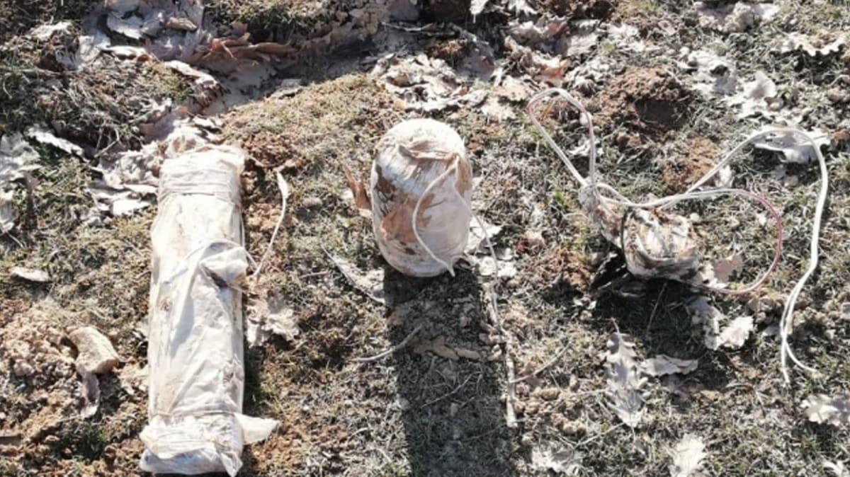 Bitlis'te terristlerce topraa gmlm 5 kilogram el yapm patlayc imha edildi