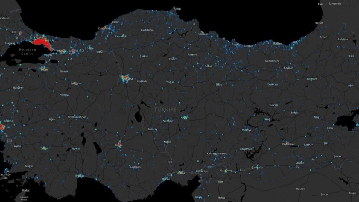 Salk Bakanl paylat... Trkiye'nin koronavirs younluk haritas ve grafikleri