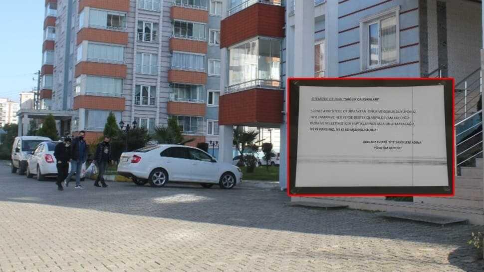 Site girişine astığı yazıyla gönülleri fethetti: Sosyal medyayı sallayan nota anlamlı cevap