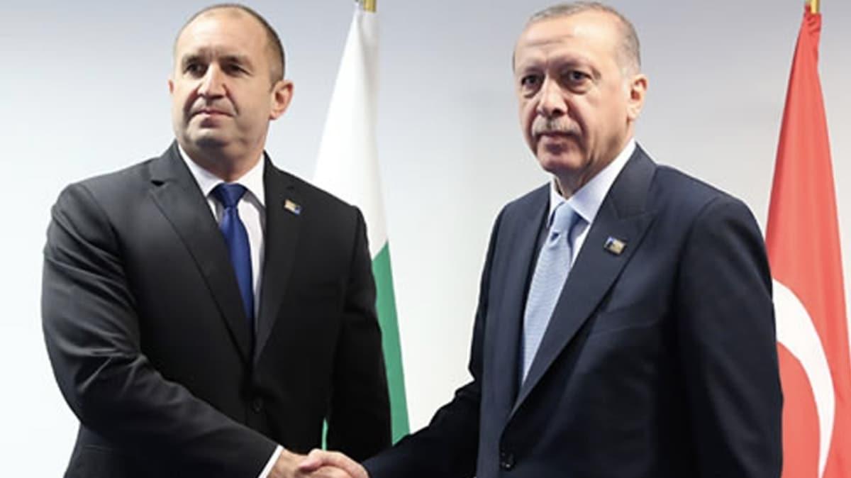 Bakan Erdoan Bulgaristan Cumhurbakan ile grt