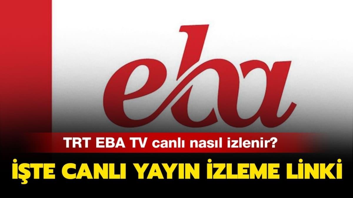 TRT EBA TV canl izle