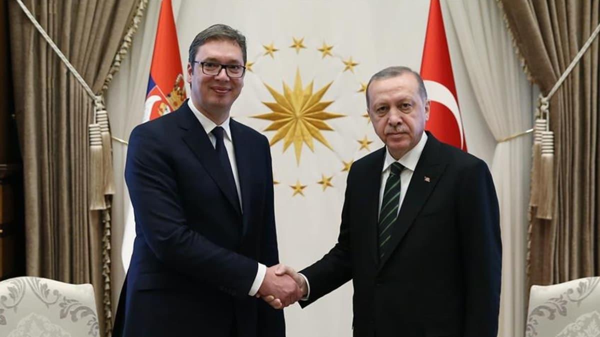 Başkan Erdoğan, Sırbistan Cumhurbaşkanı Aleksandar Vucic ile telefonda görüştü