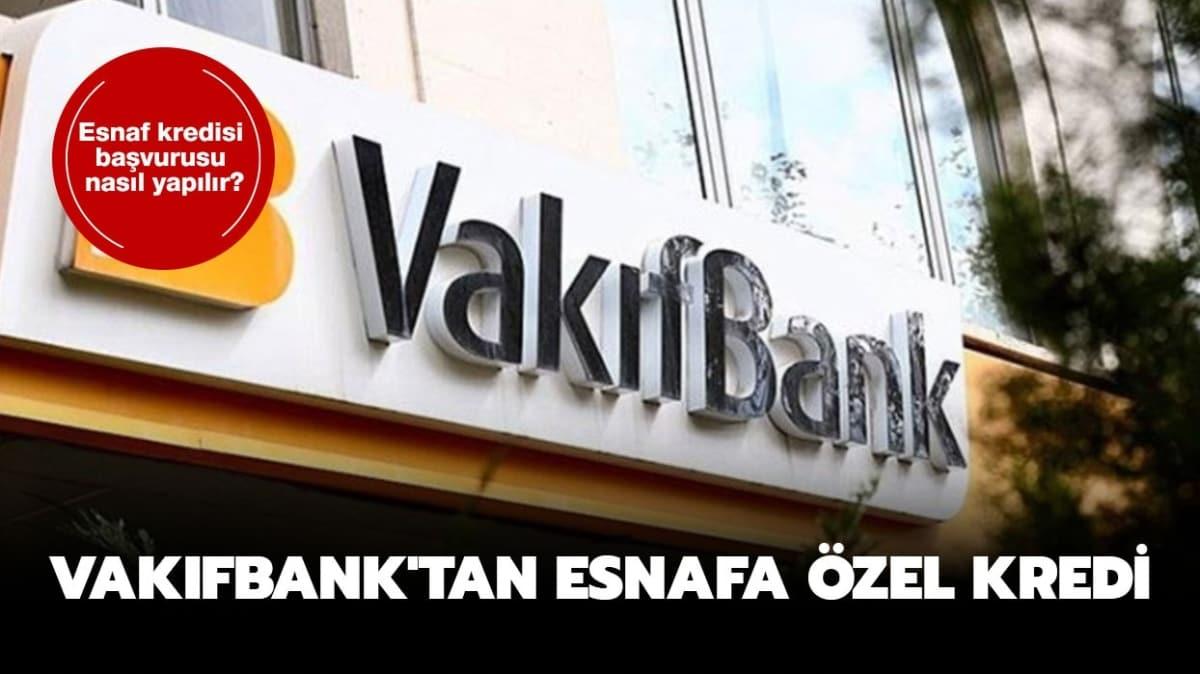 Vakfbank'tan esnaf kredisi
