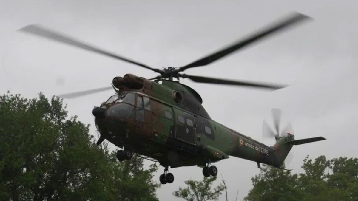 Fransa'da askeri helikopter dt: l ve yarallar var!