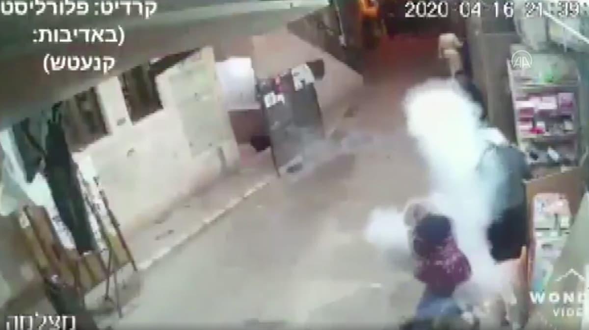 srail polisinin ses bombalar Ultra Ortodoks Yahudi ocuklar hedef ald