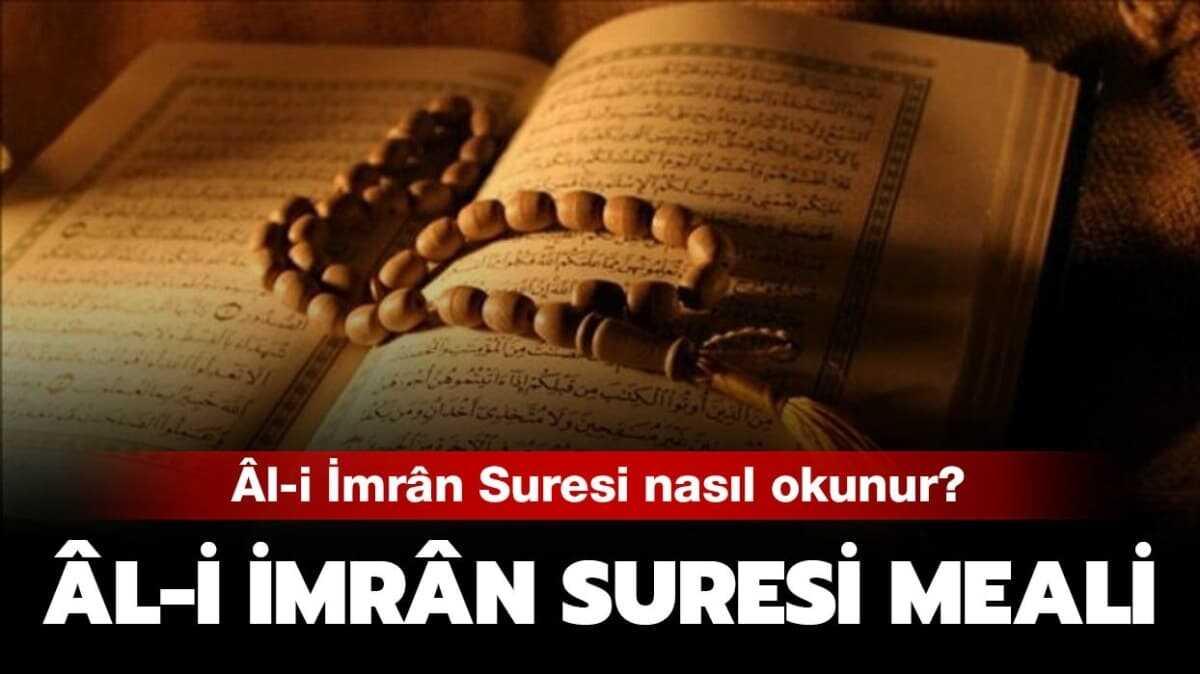l-i mrn Suresi meali nedir"