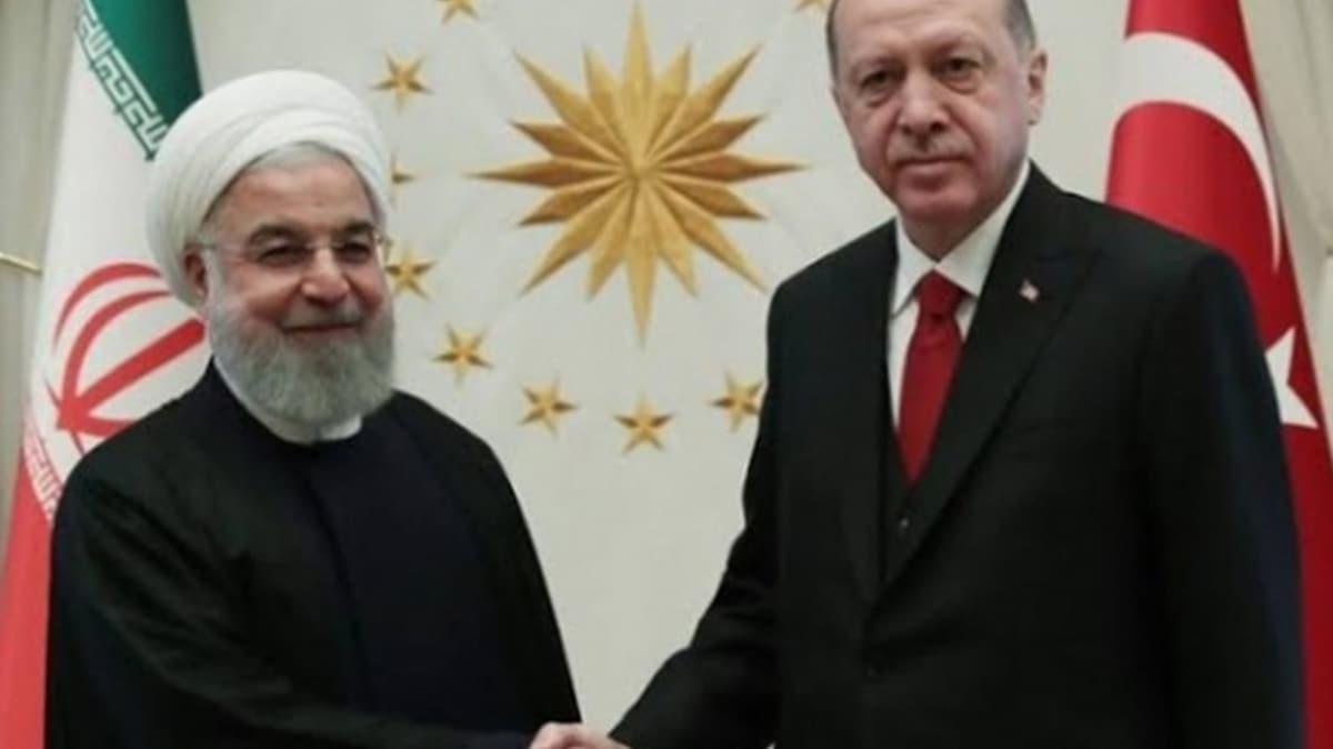 Bakan Erdoan, ran Cumhurbakan Ruhani ile grt