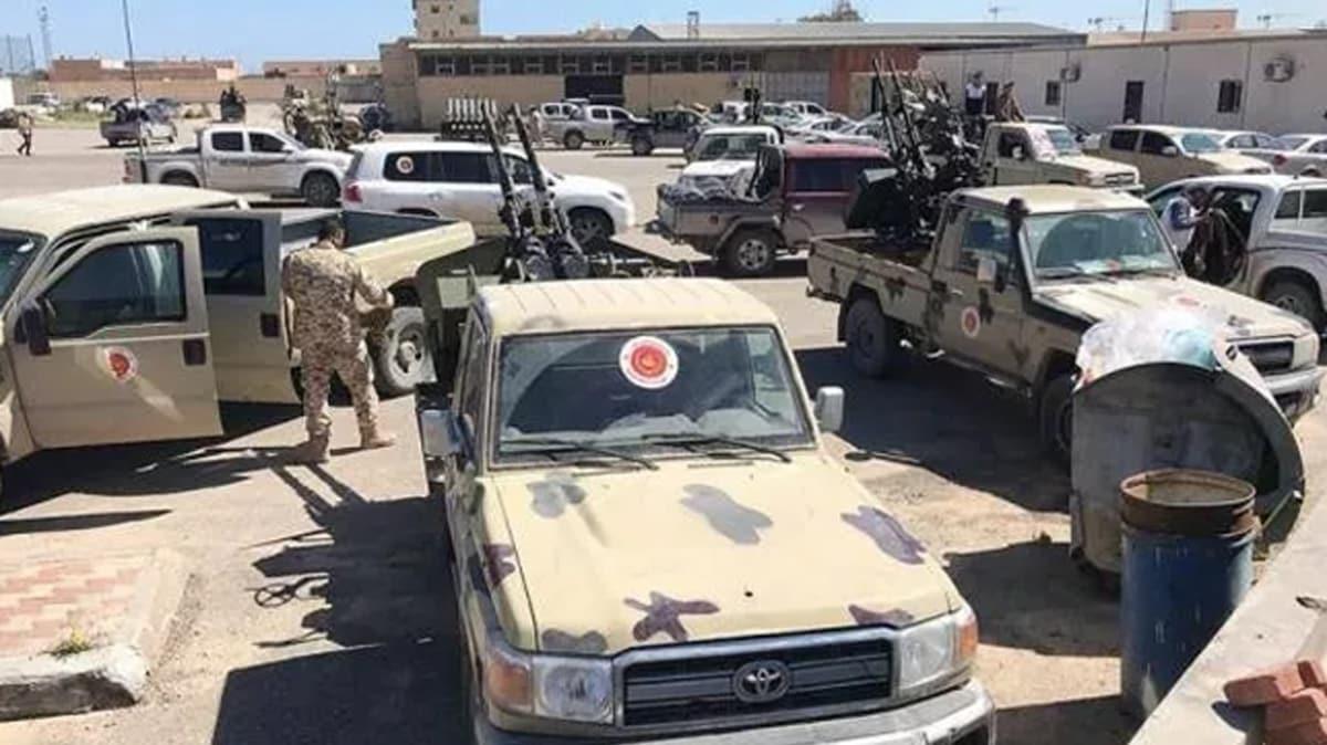 Libya hkmet glerinden Trablus'un gneydousundaki Hafter milislerine operasyon