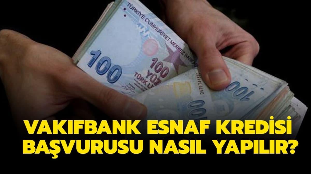 Vakfbank esnaf kredisi nedir"