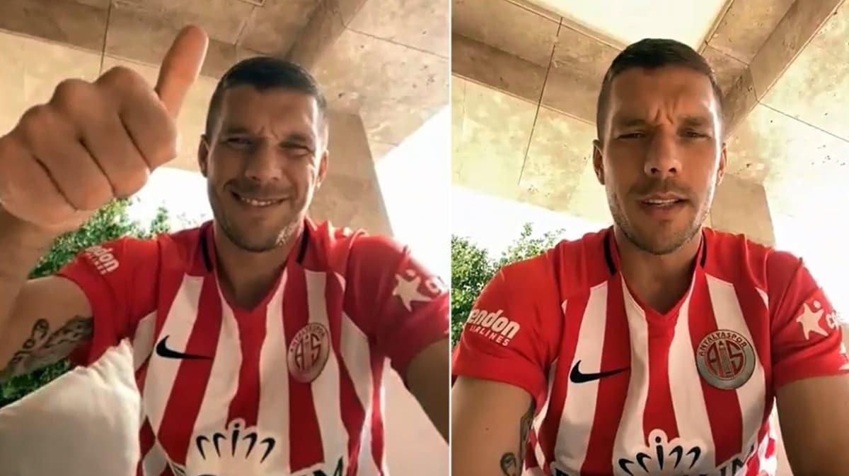 Lukas Podolski'den Antalyaspor'un 12 ya alt takm oyuncularna tavsiyeler