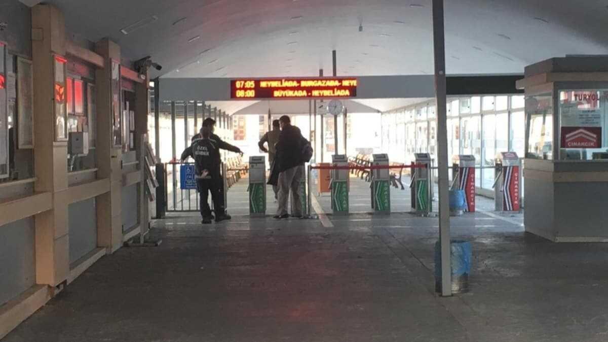 Adalar vapur seferleri kontroll olarak yaplmaya baland