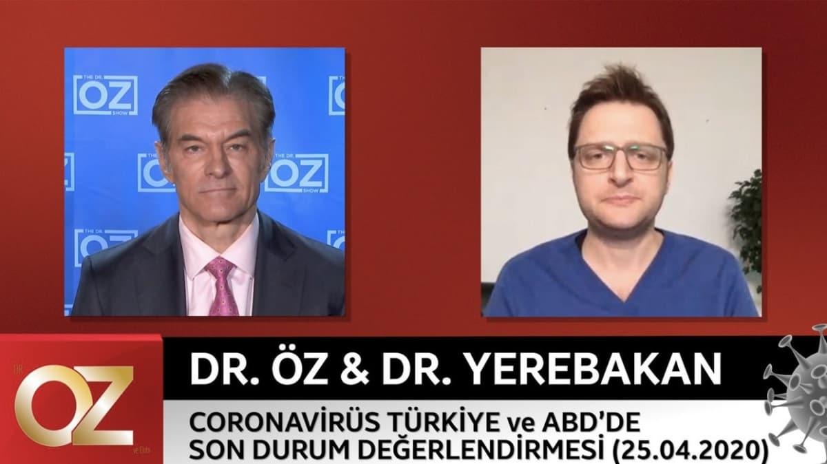 Dr. Mehmet z ve Dr. Halit Yerebakan Trkiye ve ABD'deki koronavirs tablosunu deerlendirdi