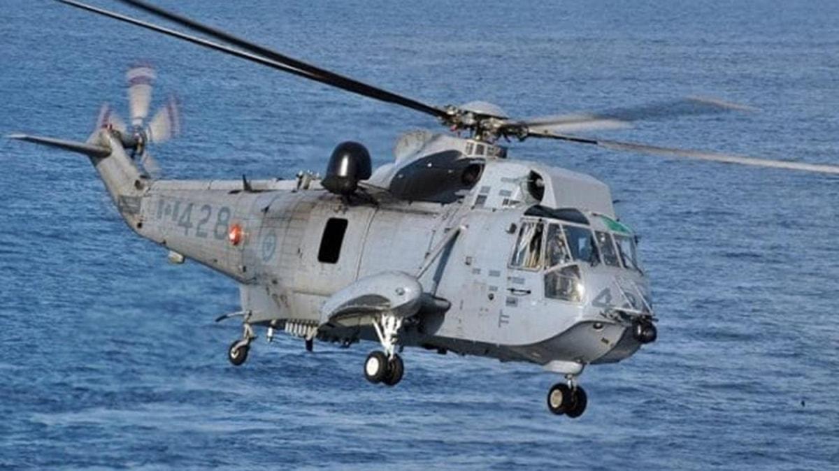 Yunanistan aklarnda Kanada'ya ait askeri helikopter dt!