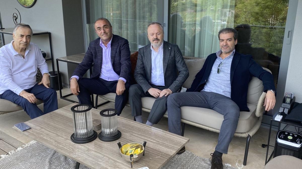Galatasaraylı yöneticiler, Mustafa Cengiz'i ziyaret etti