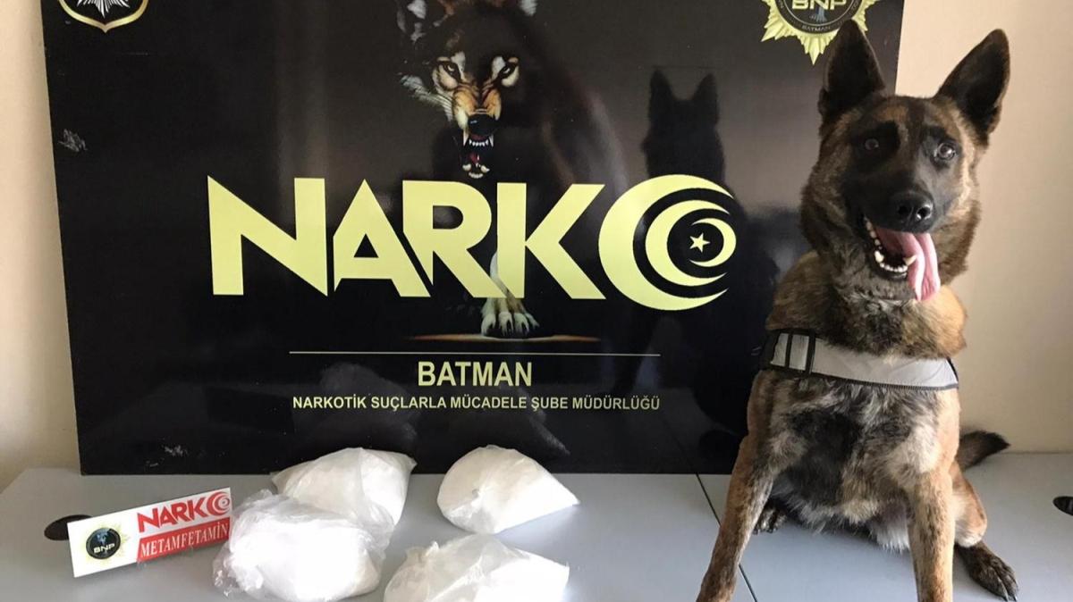 Batman'da ele geirilen 4 kilo uyuturucuya 2 tutuklama