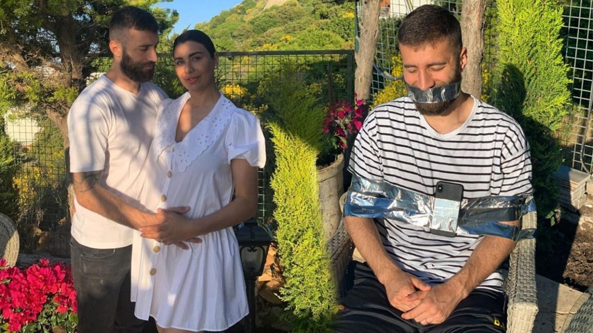 Ebru Şancı eşi Alpaslan Öztürk'ü sandalyeye bantlayıp Aile Bakanlığı'na seslendi: Yasaklansın!